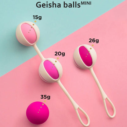 G - VIBE - SET 4 GEISHA BALLS MINI PURPLE - Kink&Play
