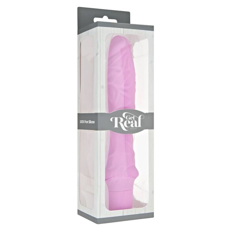 GET REAL - CLASSIC LARGE PINK VIBRATOR - Kink&Play
