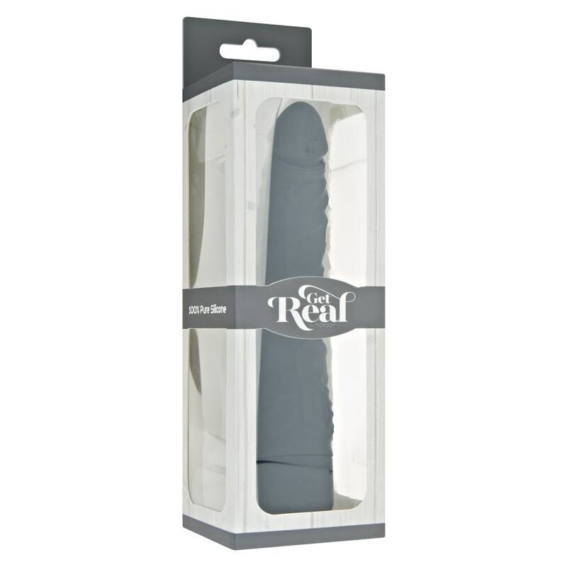 GET REAL - CLASSIC SLIM VIBRATOR BLACK - Kink&Play
