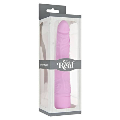 GET REAL - CLASSIC SLIM VIBRATOR PINK - Kink&Play