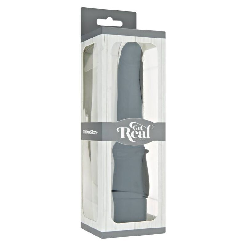 GET REAL - CLASSIC SMOOTH VIBRATOR BLACK - Kink&Play