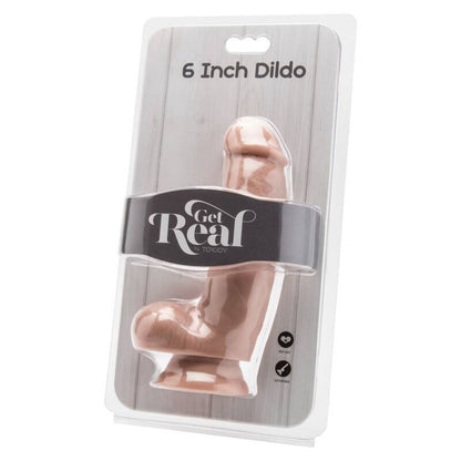 GET REAL - DILDO 12 CM WITH BALLS SKIN - Kink&Play
