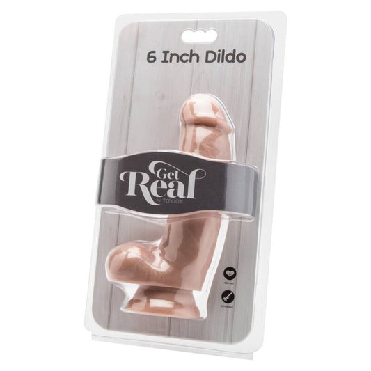 GET REAL - DILDO 12 CM WITH BALLS SKIN - Kink&Play