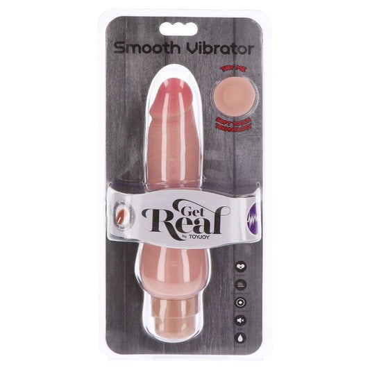 GET REAL - DUAL DENSITY SMOOTH VIBRATOR SKIN - Kink&Play