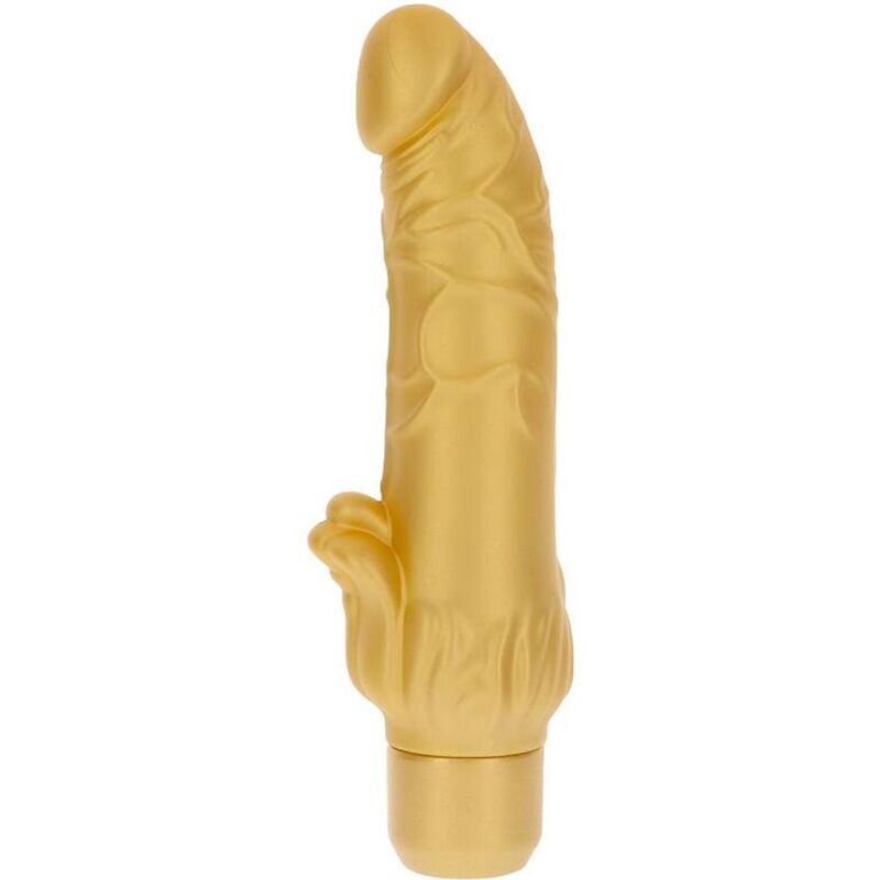 GET REAL - GOLD DICKER STIM VIBRATOR GOLD - Kink&Play