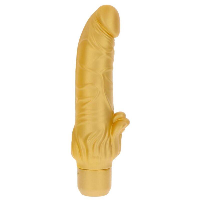GET REAL - GOLD DICKER STIM VIBRATOR GOLD - Kink&Play
