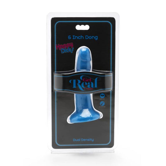 GET REAL - HAPPY DICKS DONG 12 CM BLUE - Kink&Play