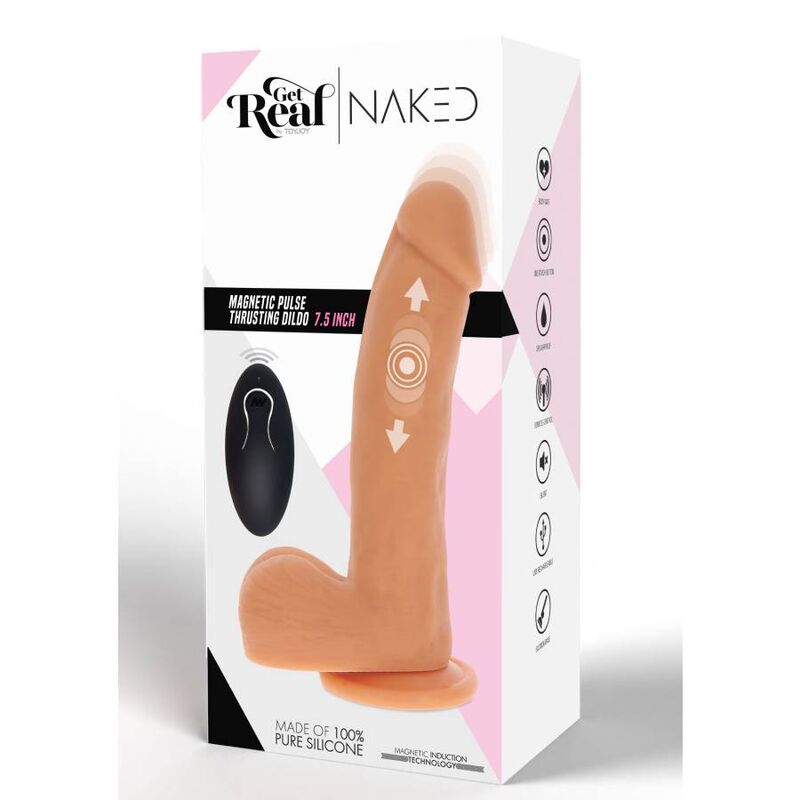 GET REAL - MAGNETIC PULSE TRUSTING DILDO SKIN - Kink&Play