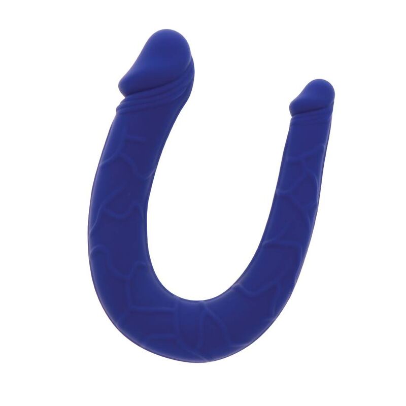 GET REAL - REALISTIC MINI DOUBLE DONG BLUE - Kink&Play