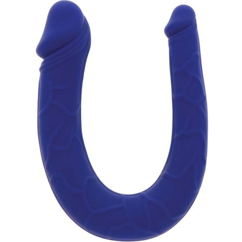 GET REAL - REALISTIC MINI DOUBLE DONG BLUE - Kink&Play