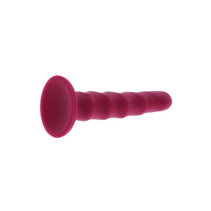 GET REAL - RIBBED DONG 12 CM RED - Kink&Play