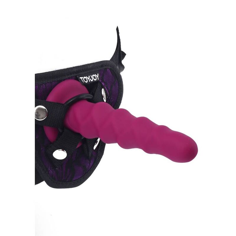 GET REAL - RIBBED DONG 12 CM RED - Kink&Play