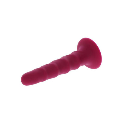GET REAL - RIBBED DONG 12 CM RED - Kink&Play