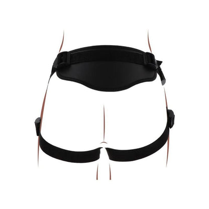 GET REAL - STRAP - ON DELUXE HARNESS BLACK - Kink&Play