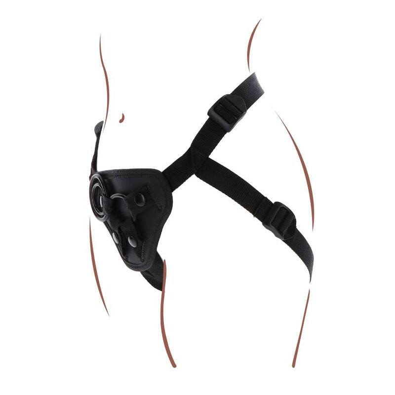 GET REAL - STRAP - ON HARNESS BLACK - Kink&Play