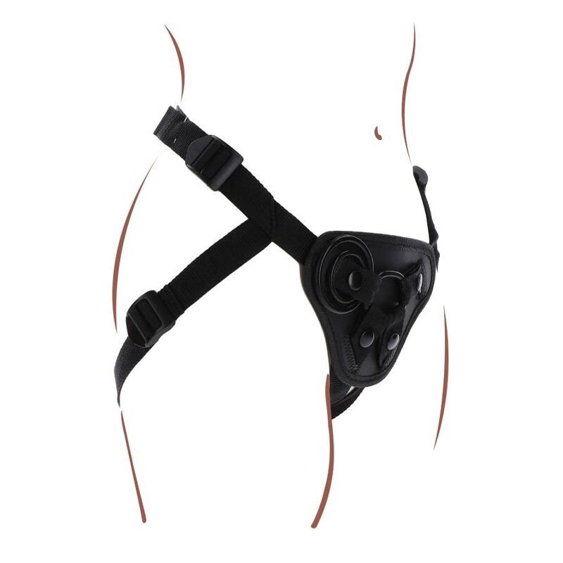 GET REAL - STRAP - ON HARNESS BLACK - Kink&Play