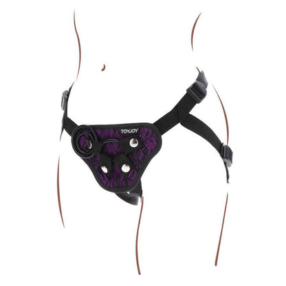 GET REAL - STRAP - ON LACE HARNESS PURPLE - Kink&Play