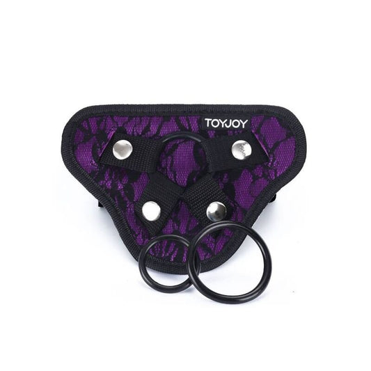 GET REAL - STRAP - ON LACE HARNESS PURPLE - Kink&Play