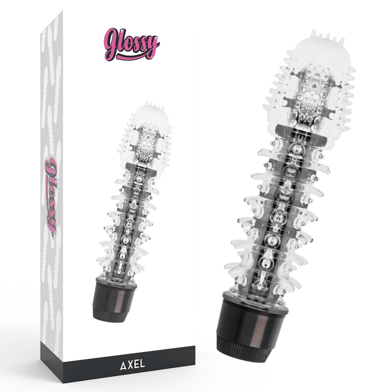 GLOSSY - AXEL BLACK VIBRATOR - Kink&Play