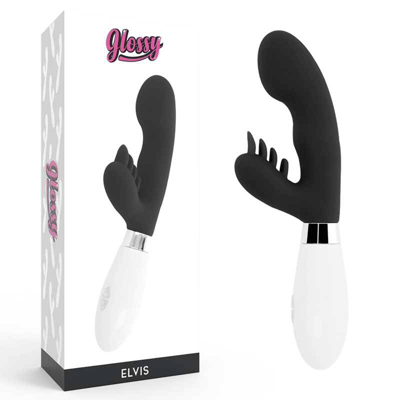 GLOSSY - ELVIS RABBIT BLACK - Kink&Play
