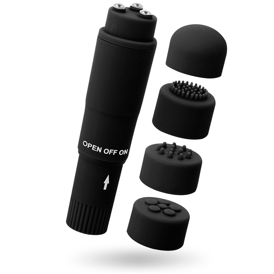 GLOSSY - KURT POCKET MASSAGER BLACK - Kink&Play