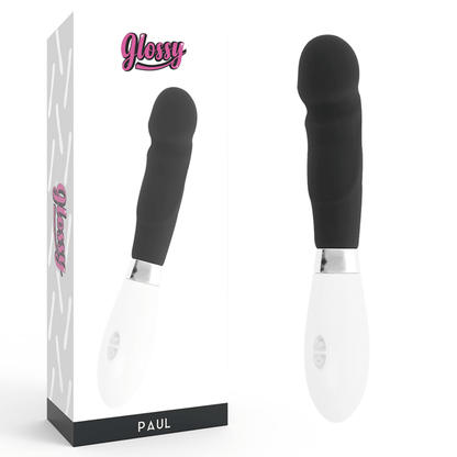 GLOSSY - PAUL VIBRATOR BLACK - Kink&Play