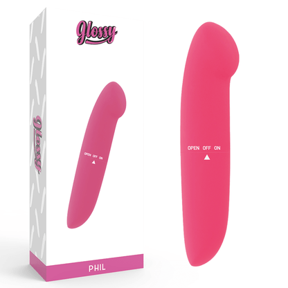 GLOSSY - PHIL VIBRATOR PINK - Kink&Play