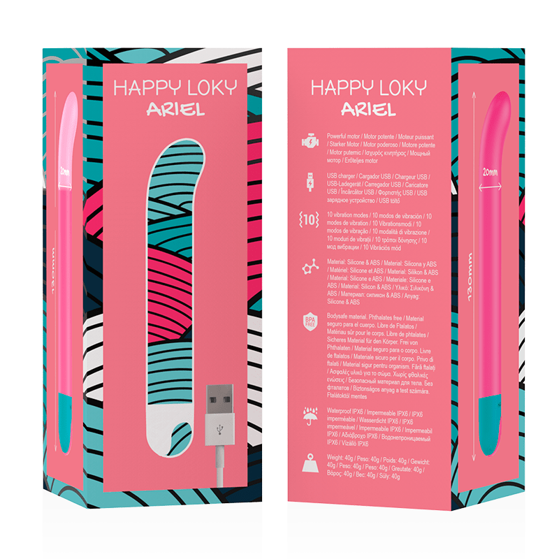 HAPPY LOKY - ARIEL G - SPOT VIBRATOR - Kink&Play