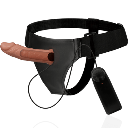 HARNESS ATTRACTION - RNES HOLLOW BENNY WITH VIBRATOR 15 CM - O - 4.5 CM - Kink&Play