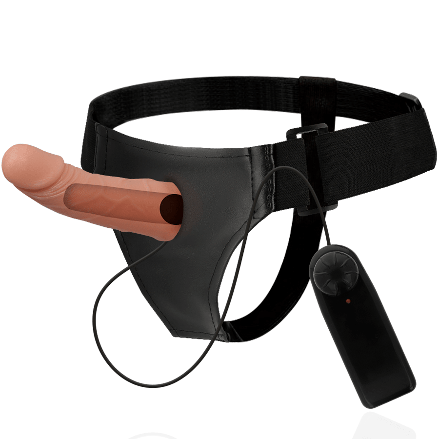 HARNESS ATTRACTION - RNES HOLLOW FRAMES WITH VIBRATOR 15 CM - O - 5 CM - Kink&Play