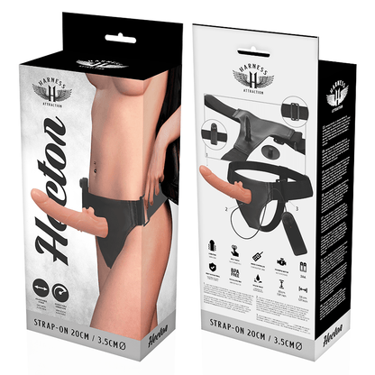 HARNESS ATTRACTION - RNES VIBRATOR HECTOR 20 CM - O - 3.5 CM - Kink&Play