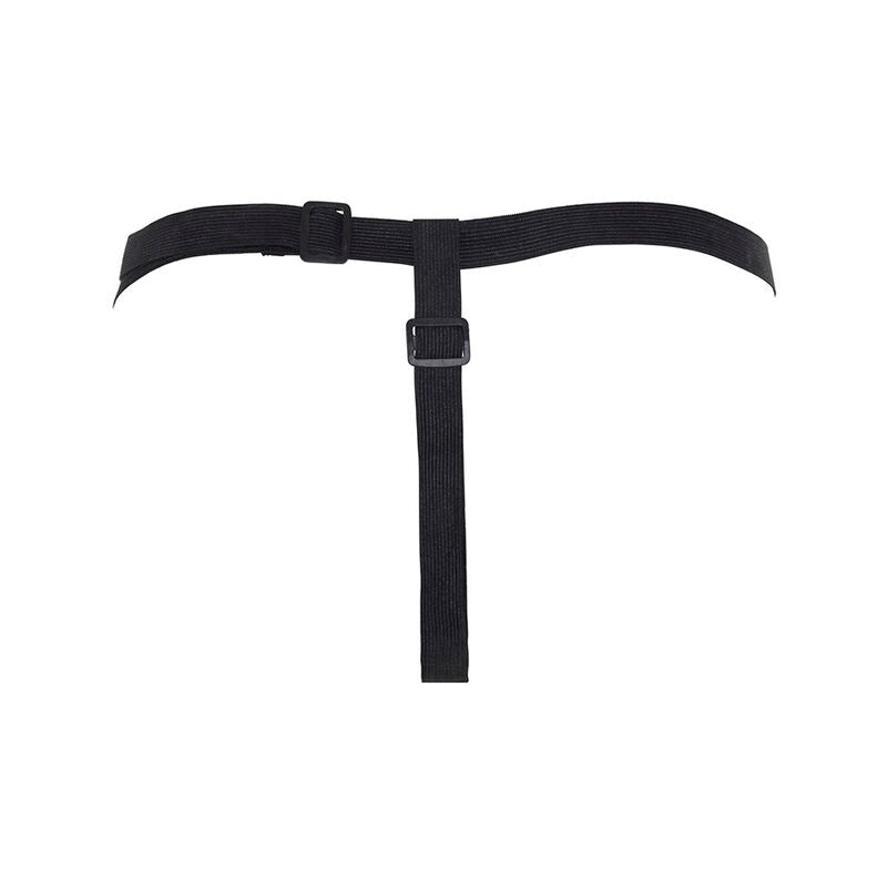 HIDDEN DESIRE - ALTER EGO ADJUSTABLE OPEN VAGINA STRING FLESH - Kink&Play
