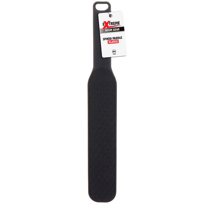HIDDEN DESIRE - EXTREME SPIKED PADDLE EXTRA LARGE BLACK - Kink&Play