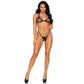 LEG AVENUE - FISHNET BIKINI TOP AND G-STRING ONE SIZE