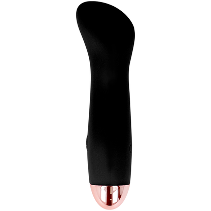 DOLCE VITA - UPPLADDNINGSBAR VIBRATOR EN SVART 7 HASTIGHETER