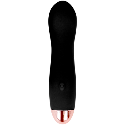 DOLCE VITA - UPPLADDNINGSBAR VIBRATOR EN SVART 7 HASTIGHETER
