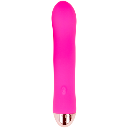 DOLCE VITA - UPPLADDNINGSBAR VIBRATOR TVÅ ROSA 7 HASTIGHETER