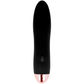 DOLCE VITA - RECHARGEABLE VIBRATOR FOUR BLACK 7 SPEEDS
