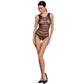 PASSION - KVINNA BS086 SVART BODYSTOCKING EN STORLEK