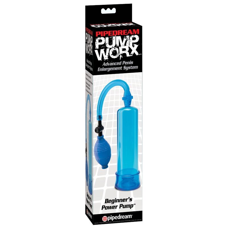 PUMP WORX - BEGINNERS POWER PUMP CLEAR - BLÅ