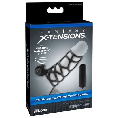 FANTASY X- TENSIONS - EXTREME SILICONE POWER CAGE - Kink&Play