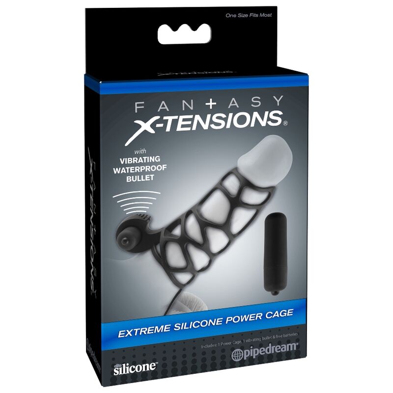 FANTASY X- TENSIONS - EXTREME SILICONE POWER CAGE - Kink&Play