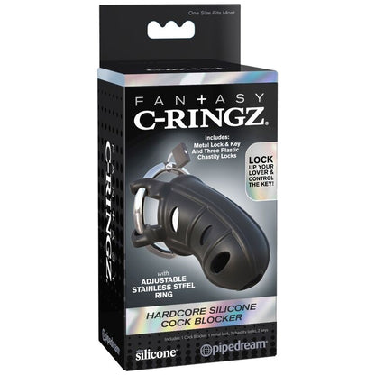 FANTASY C-RINGZ - EXTREME SILICONE COCK BLOCKER - Kink&Play