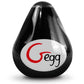 G-VIBE - REUSABLE TEXTURED MASTURBATOR EGG BLACK