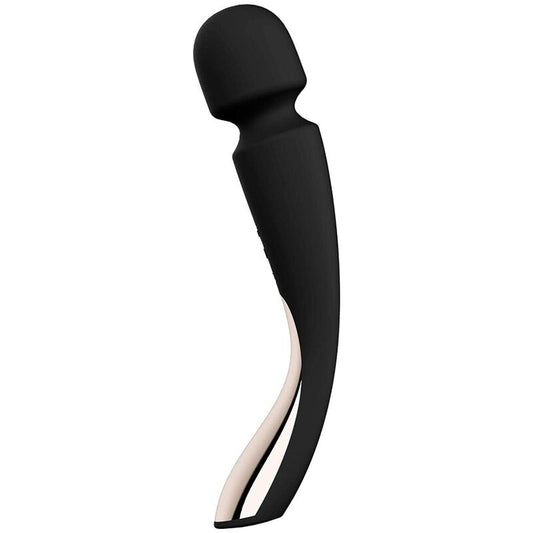 LELO - SMART MEDIUM WAND 2 SVART MASSAGEAPPARAT