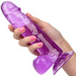 CALEXOTICS - STORLEK QUEEN DILDO LILA 15,3 CM