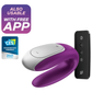 SATISFYER - DOUBLE FUN PARTNERVIBRATOR LILA