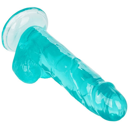 CALEXOTICS - STORLEK QUEEN DILDO BLÅ 15,3 CM