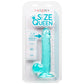CALEXOTICS - STORLEK QUEEN DILDO BLÅ 15,3 CM