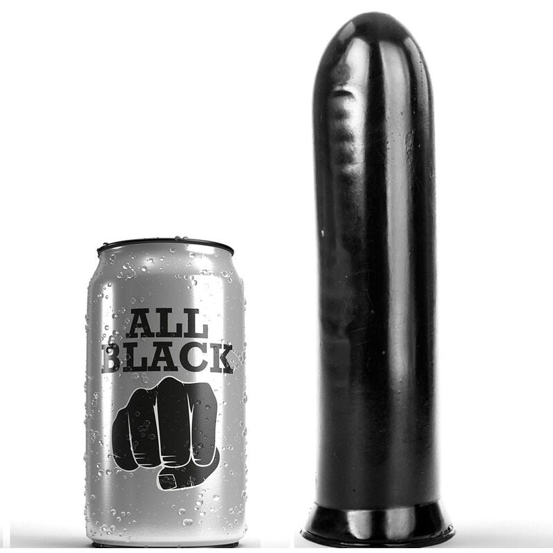 ALL BLACK - DILDO BLACK 19 CM - Kink&Play